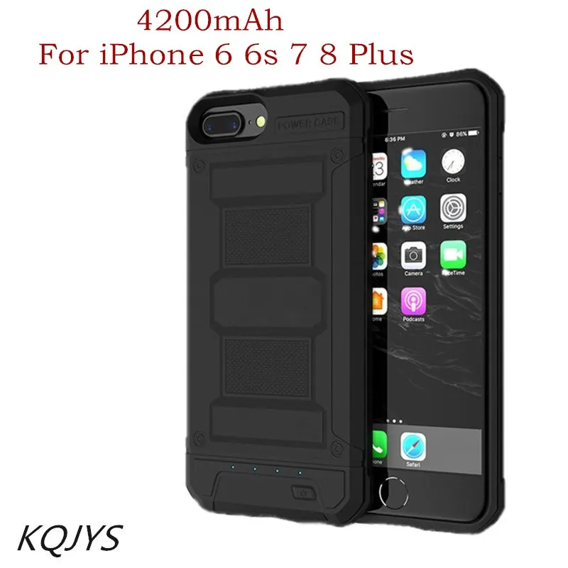 

KQJYS Power Bank Charging Case for iPhone 7 8 Plus Battery Case External Backup Battery Charger Cases for iPhone 6 6s Plus