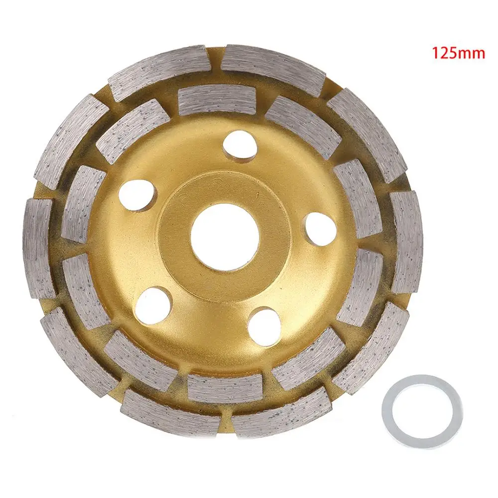 Алмазный сегмент шлифовальный круг чашка диск шлифовальный станок бетон гранит камень резка - Наружный диаметр: 125 мм