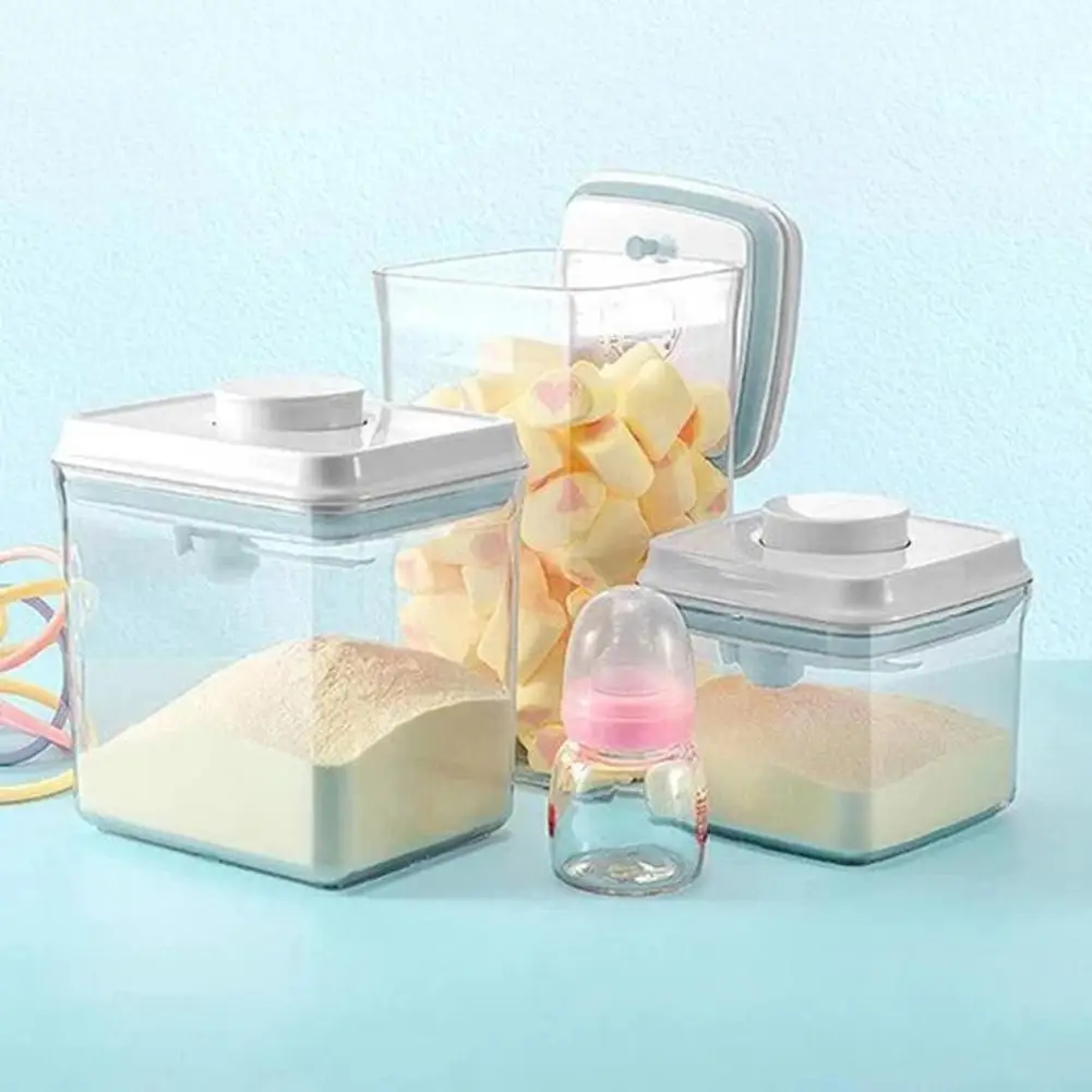 

1000/1700/2300 ml Food Storage Container Sealed Milk Powder Box Cereal Nut Container Kitchen Assortment Food Storage Box