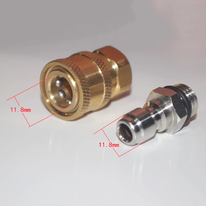 Pressure Washer Gun Adapters Quick Connect Fitting M14x1.5 Parts Replacement