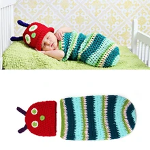 Детская одежда для фотосъемки с гусеницами, детская одежда для фотосъемки на сто дней, одежда ручной вязки