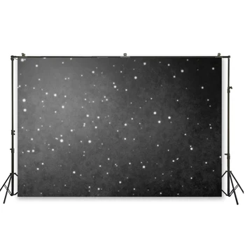 

HUAYI black fabric with bokeh spots photography backdrop boy adult portrait photo shooting cake table studio booth banner D-5855
