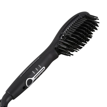 

Professional Steam Hair Straightener Brush Mini Negative Air Ions Hair Comb Tourmaline Nano Ceramic Electric Hair Straight Brush