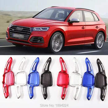 

2pcs Aluminum Car Steering Wheel Shift Paddle Shifter Extension For Audi SQ5 2018