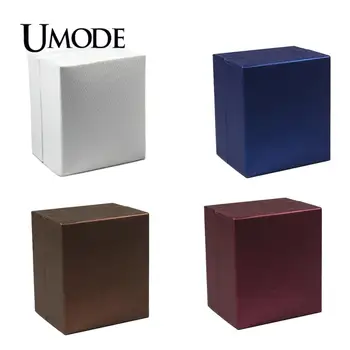 

UMODE White Blue Gold Red Jewelry Box for Earrings Rings Necklaces Bracelets Accessories for Women Men