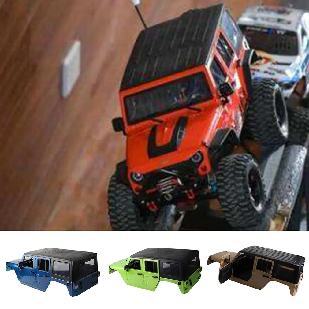 313 мм Колесная база корпус автомобиля для 1/10 RC Гусеничный jeep Cherokee Wrangle осевой SCX10 и SCX10 II 90046 90047