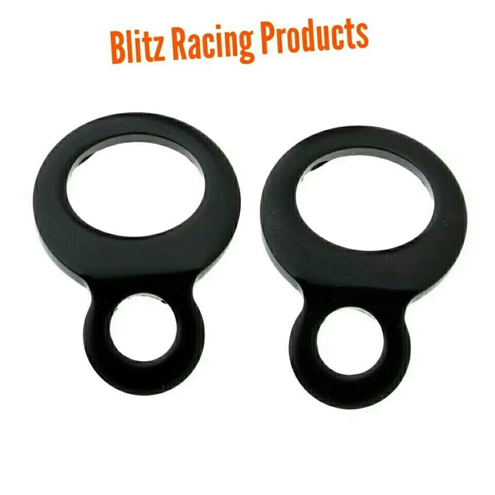 2pcs Tie Down Strap Rings For Motorcycle Street Bike Dirtbike ATV UTV