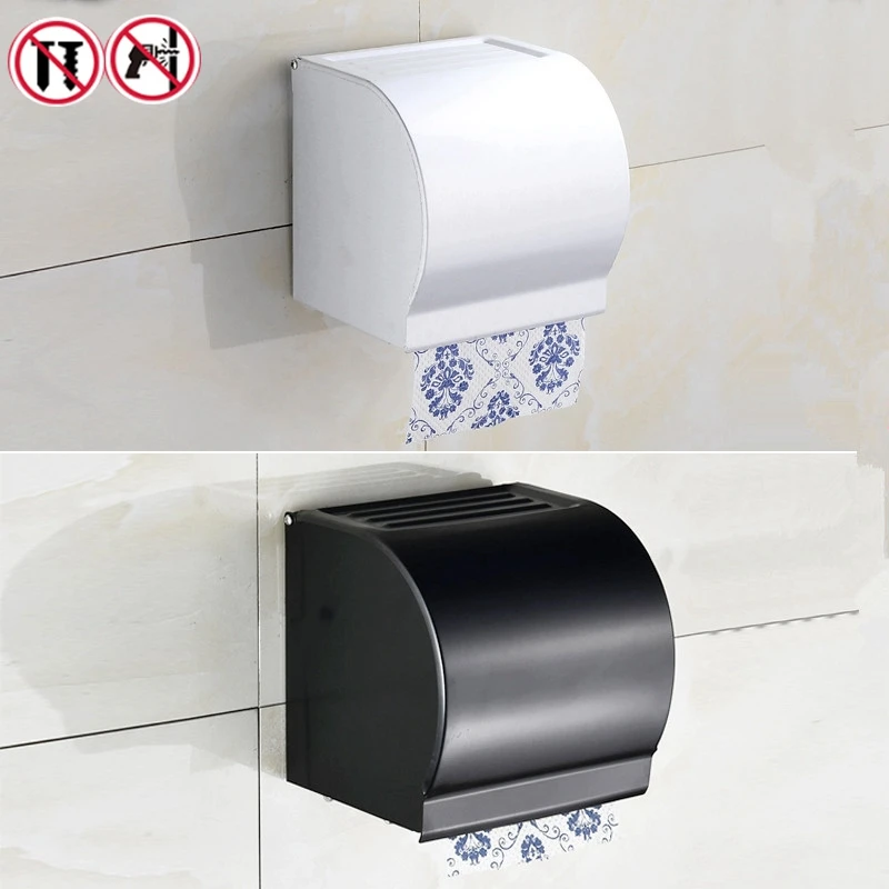 

Bathroom tissue box free punching toilet paper towel holder toilet paper tray paper box paper tube box toilet paper rack