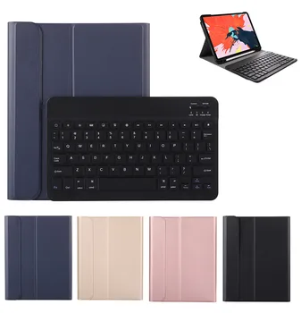 

For iPad Pro 11inch Case Slim Shell Stand Pen Slot Cover +Wireless Bluetooth3.0 High Quanlity Keyboard Support IOS System