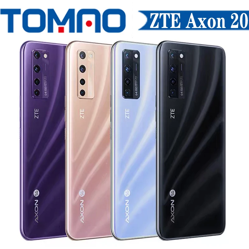 Сотовый телефон ZTE Axon 20 5G мобильный Восьмиядерный процессор Snapdragon 76 8 Гб ОЗУ 256 ПЗУ