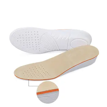 

Invisible Faux Leather Height Increase Insoles Breathable Shoes Insert Cushion