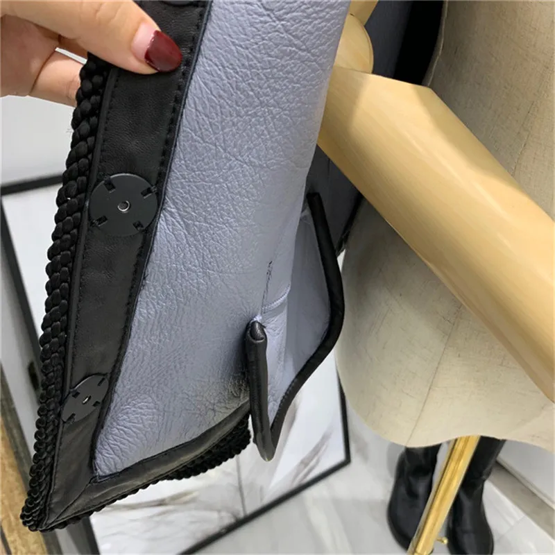 Небольшой аромат шерсть шуба для женщин натуральный мех двойной лицо куртка из натуральной овчины подкладка