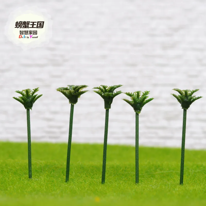  Crab Kingdom Architecture Sand Table Model for Making Material Background Model Tree Mini Coconut T
