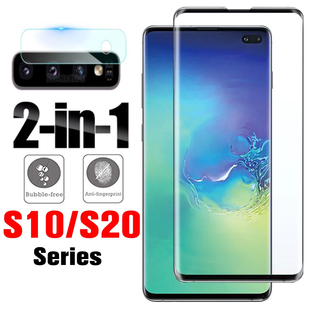 Чехол 2в1 для samsung s10plus Защитная крышка s 10e s10 plus s10e с объективом камеры galaxy s20 +
