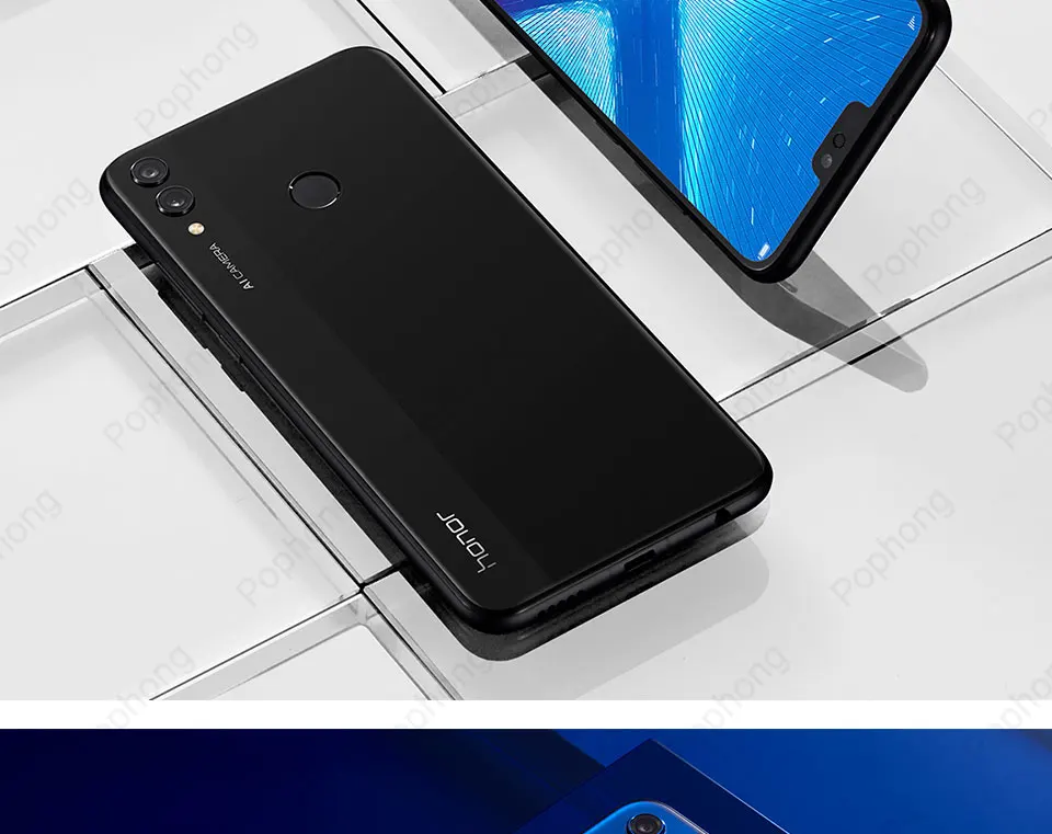 Глобальная Встроенная память huawei Honor 8X мобильного телефона 6,5 дюймов экран 3750 мАч батарея Android 8,2 Dual Back 20MP камера смартфон OTA обновление