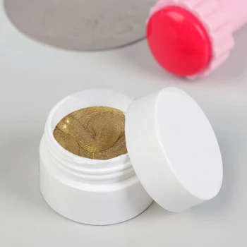 

Stamping gel, 3 phase, LED / UV, 5 g, gold color