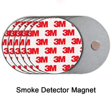 5 pçs ímã adesivos detector de fumaça titular detector de incêndio ímã detector de fumaça adesivo sensor de fumaça ímã sem parafusos