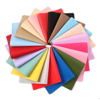 

david angie 20*34cm Small Litchi Pattern Plain Colour Synthetic Leather ,DIY handmade materials,1Yc9050