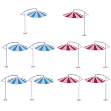 10 piezas modelo sombrilla Parasol 1/100 escala tren ferrocarril jardín playa diseño de arquitectura