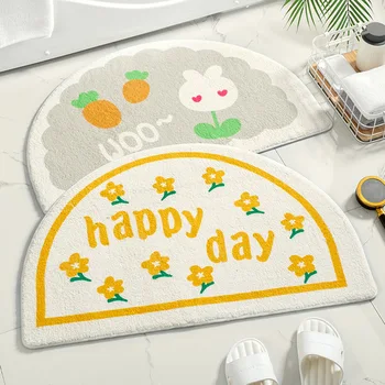 Absorbent Floral Door Mat 3