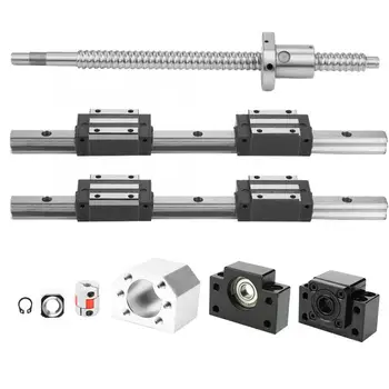 

2pcs HGR15-300mm Linear Guide Rail & 1pc RM1605-300mm Ballscrew & BF12/BK12 Kit Linear Guide Rail