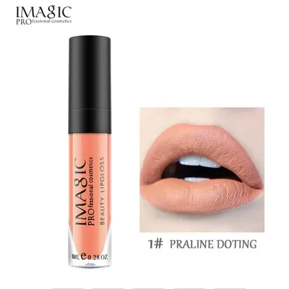 Tint Lip Gloss 1 IMAGIC ТИНТ блеск для губ Макияж жидкая помада для губ Косметика водостойкая матовая помада телесный оттенок блеск для губ 23 Цвета - Цвет: Tint Lip Gloss 1