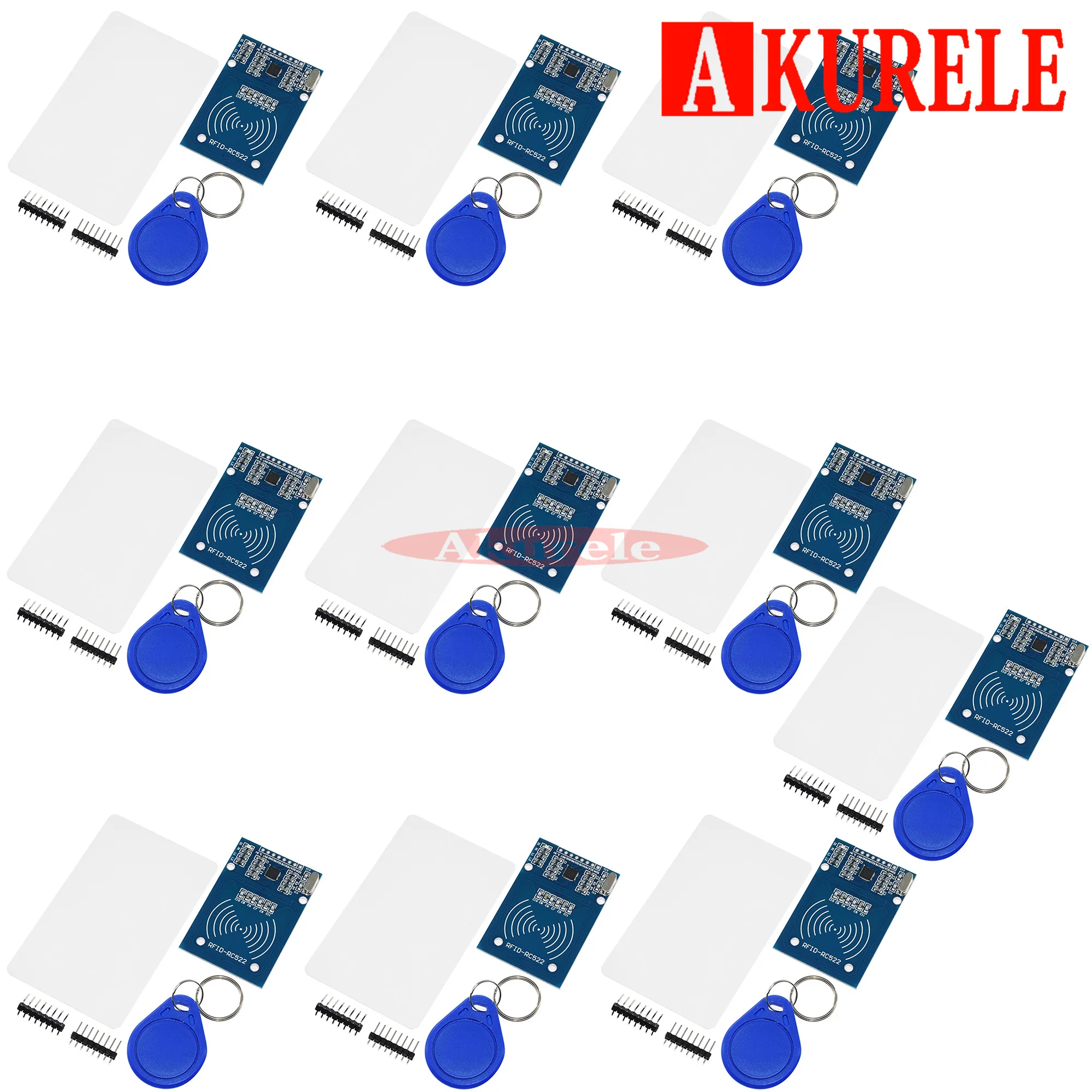 10 шт. MFRC-522 RC522 rfid-радиочастотный модуль датчика карты для отправки S50 Fudan брелок
