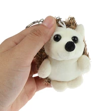1 Pza llavero de felpa erizo juguete pequeño colgante Mini peluche suave juguetes de peluche regalo de cumpleaños de las muchachas Playmate(China)