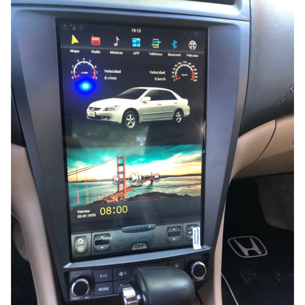 Автомобильный мультимедийный плеер стерео gps DVD радио навигация NAVI Android экран монитор для Honda Accord евро R CL7 2002~ 2008