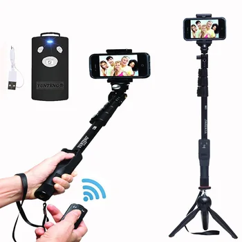 

YT-1288 Bluetooth Remote Control Selfie Stick Adjustable Phone Camera Wireless Self-timer Tripod for iPhone Huawei Xiaomi