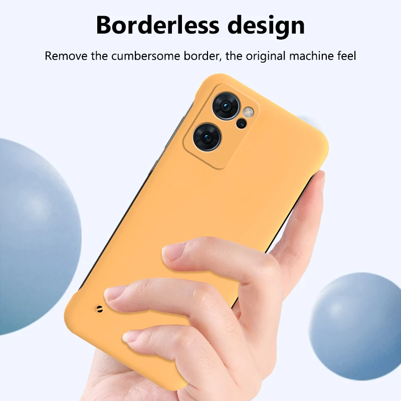 Bonbonfarbene, rahmenlose, matte Hülle für Oppo Find X5 FindX5 X3 X2 Pro 5G, schlanke, harte PC-stoßfeste Stoßstangenabdeckung_voghion.com
