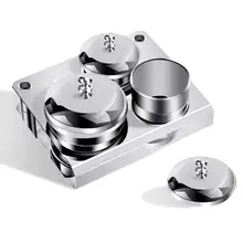 Горячий 3 шт Маникюрный стакан для жидкости акриловый порошок Органайзер лоток с держатель кисточки для ногтей