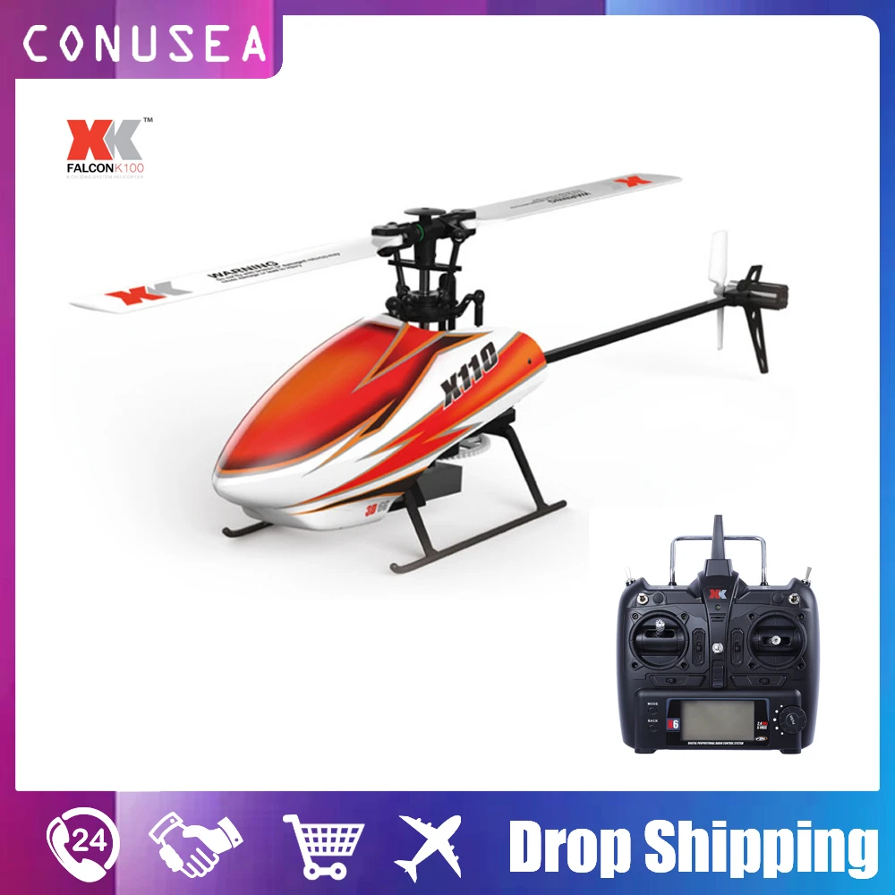 US $153.06 WLtoys XK K110 RC Mini Drone Helicopter 24G 6CH 3D 6G Brushless Motor Radio Remote Control Toys Quadcopter Aircraft For Kids