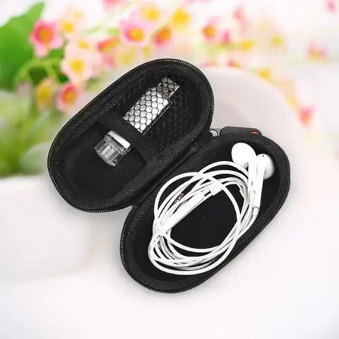 In Ear Earphone Headphone Storage Bag USB Cable Case Holder Organizer Storage Case Bag Box High Quality