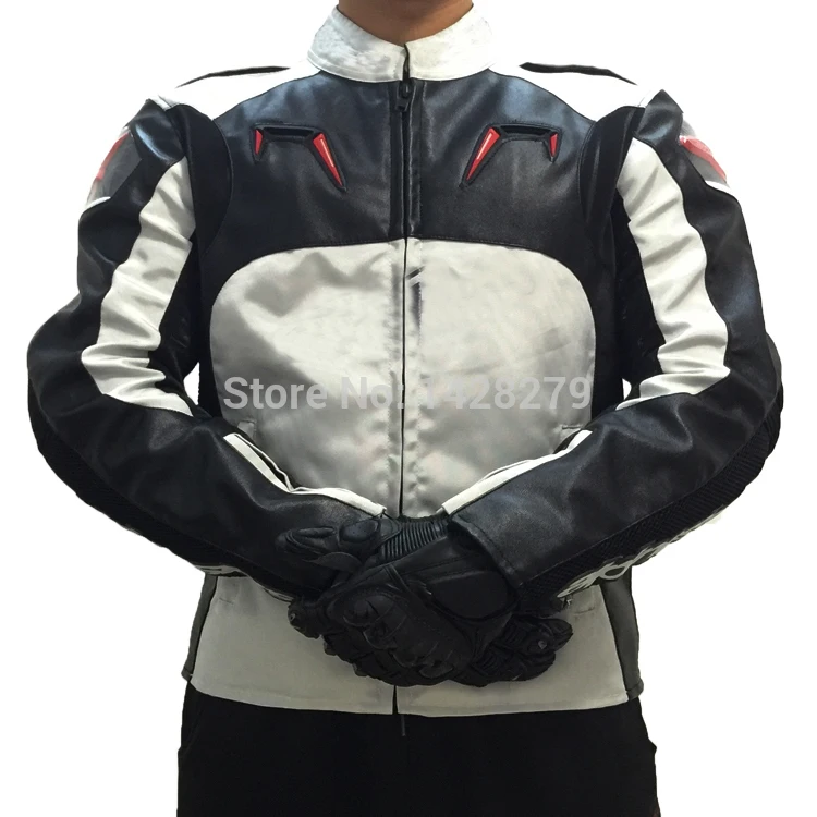 

New Arrival Motorcycle Jacket Motocross PU Oxford stars Ricing Jacket with Back Cowl and Protectors K