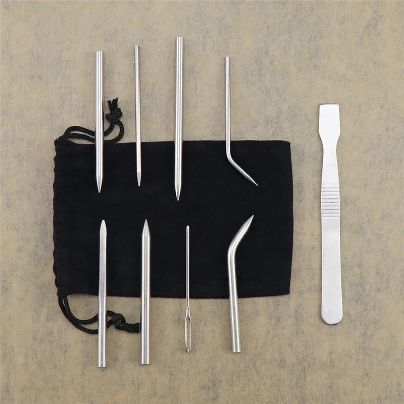 Stainless Steel Stitching Needles Smoothing Tool Bracelet And Leather Weaving DIY Jewelry Accessories | Спорт и развлечения