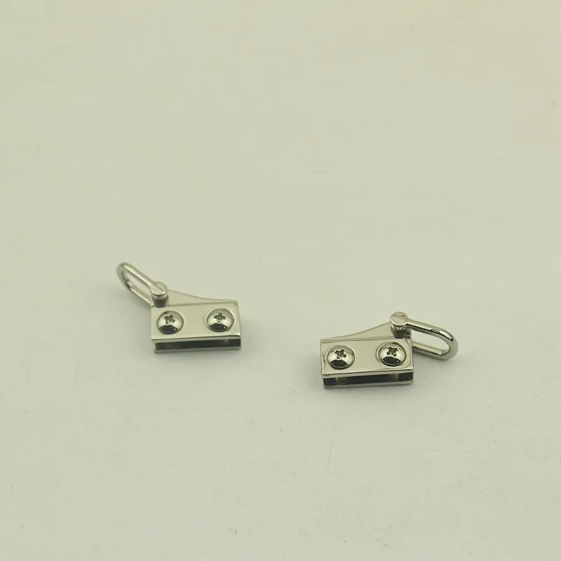 10pairs 20x10mm Bag Metal Ear Shoulder Strap Hanger Clip Buckles Side Clamp Hook DIY D Ring Sides Clip Luggage Accessory