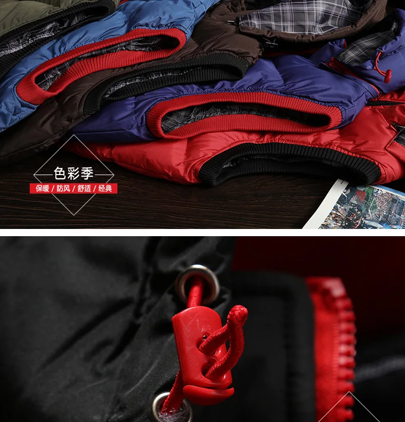 Autumn And Winter down Feather Cotton Vest Men High Quality Large Size Embroidered Waistcoat Thick Coat Men'S Wear Korean-style