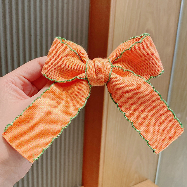 and Winter New Children Cute Colors Knitting Bow Ornament Hair Clips Girls Lovely Sweet Hairpins Kids Hair Accessoreis