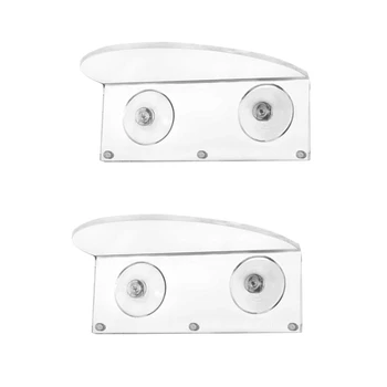 

Botique-2Pcs Acrylic Ledge Suction Cup Window Shelf Indoor Window Plant Shelf for Creating Indoor Plants Garden