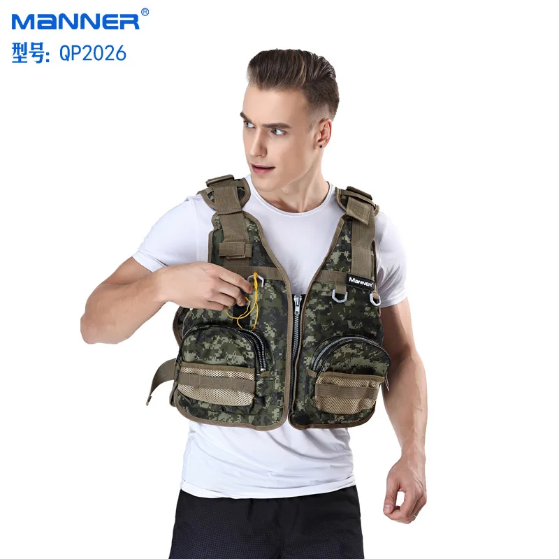 

[Cross Border Specifically for] MANNER fu li yi Profession Fishing Vest Floating Vest Non-Adult Life Jacket