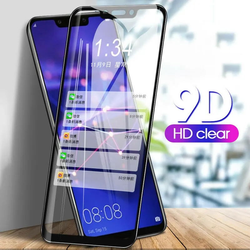 

9D Full Cover Tempered Glass For Huawei Honor 20 Pro Screen Protector For Honor 8A 8C 8X 8S 10i 20i 10 9 8 Lite Protective Film