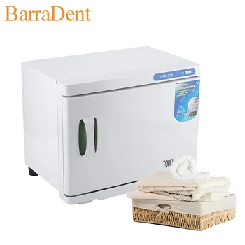 

UV Sterilizer Box Cabinet With UV lamp Towel Warmer Heater 23L UV sterilizer For Spa Beauty Salon Nails Tools Disinfection
