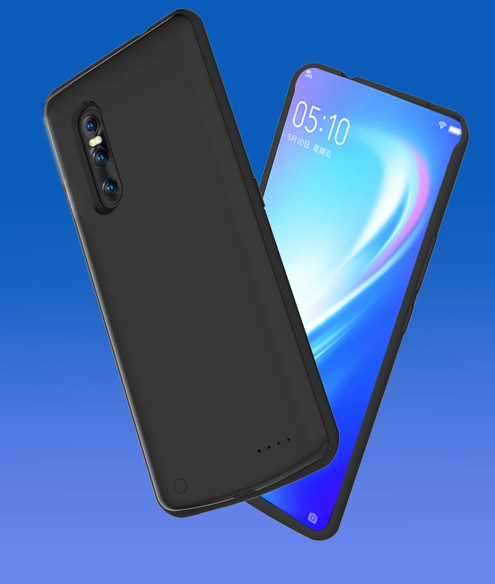 5000 мА/ч, Мощность КРЫШКА ДЛЯ VIVO S1 Pro Батарея Зарядное устройство чехол портативный источник питания банка КРЫШКА ДЛЯ VIVO s1Pro чехол-зарядка принтами