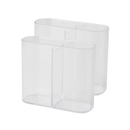 Transparent Makeup Organizer Jewelry Box Cosmetic Organizer Makeup brush holder Box Lipstick Storage Bathroom cabinet Organizer - Цвет: transparent small