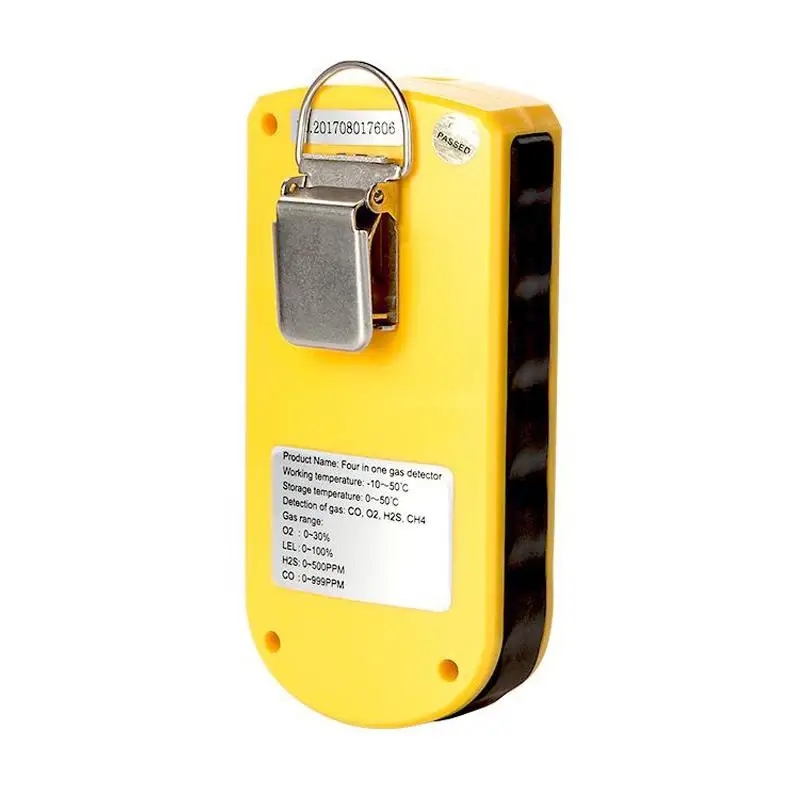 Новый HT 1805 детектор газа 4 в 1 светильник H2s/CO/O2/LEL утечки токсичного и вредных газов