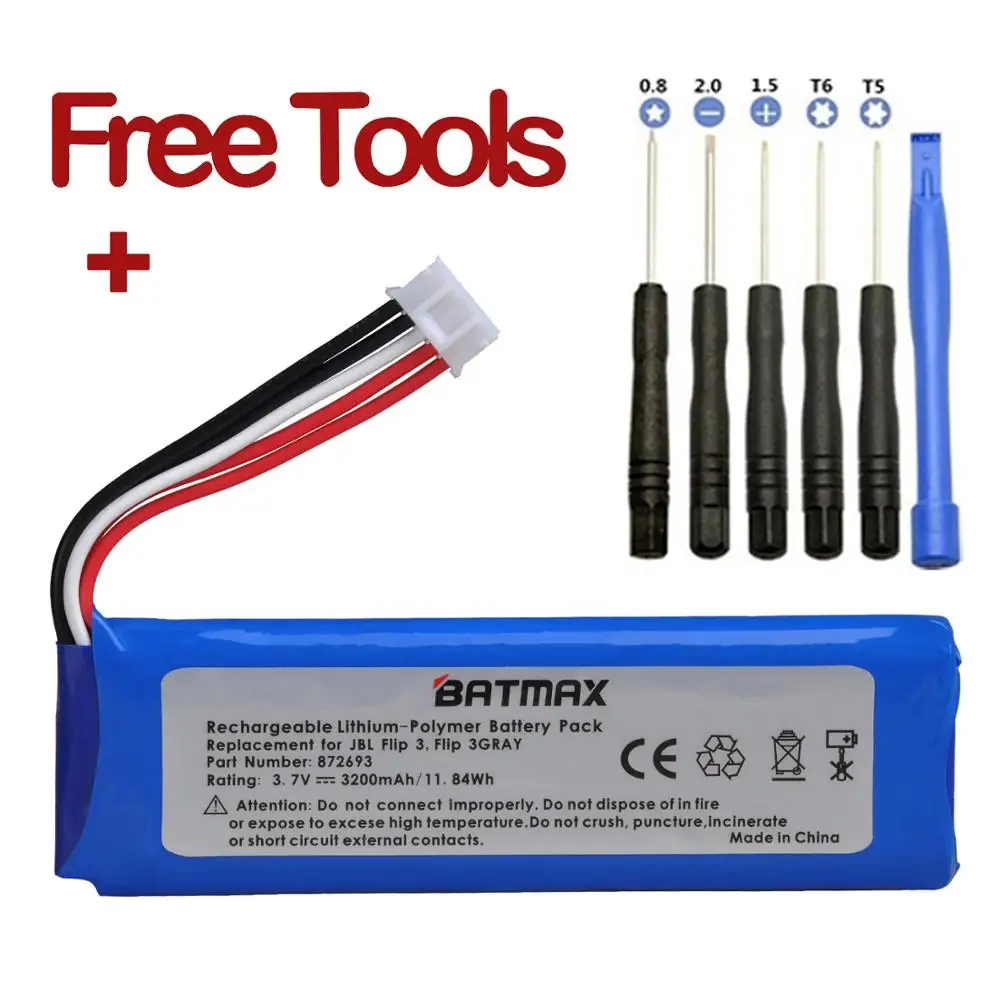 replacement battery for jbl flip 3