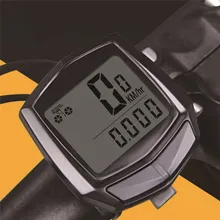 À prova dwaterproof água bicicleta computador ciclismo computadores velocímetro com fio à prova dwired água cronômetro odômetro lcd backlight preto