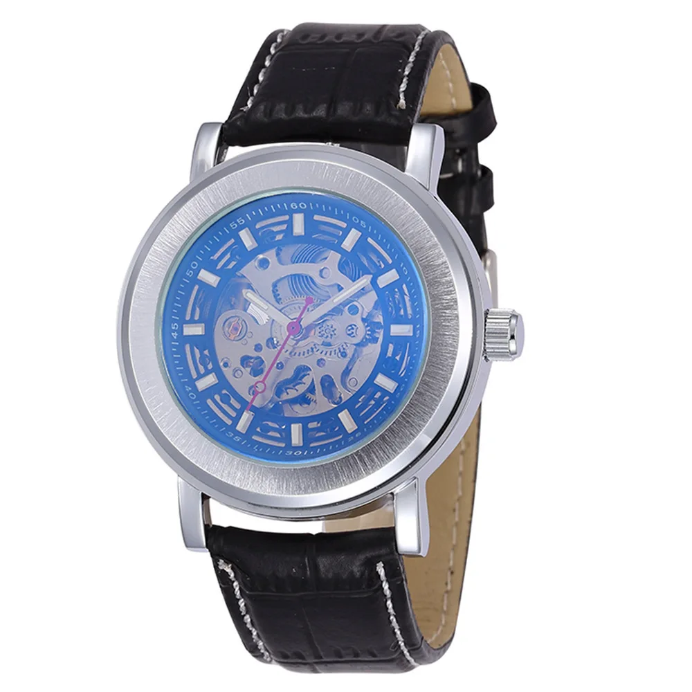 

Shenhua Deep China Men Fashion Casual Genuine Leather Fully Automatic Analog Watch