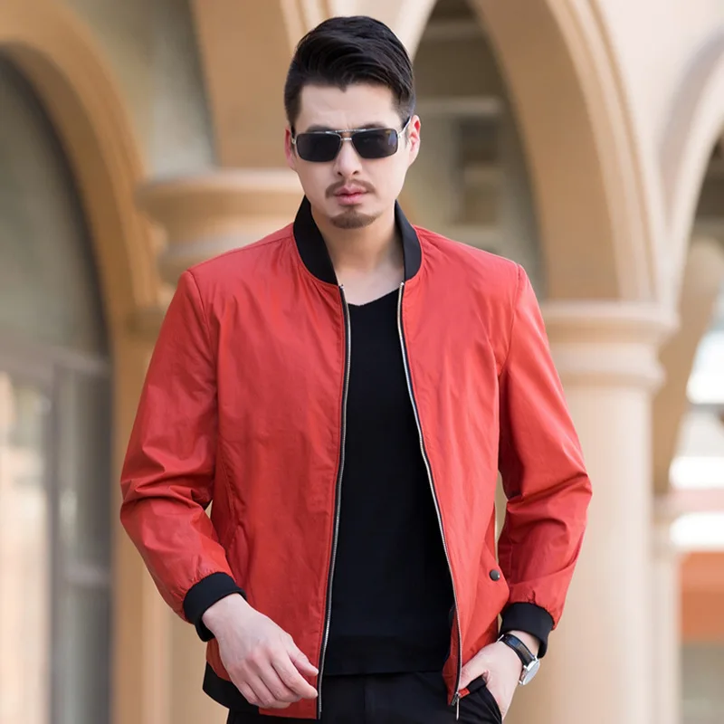 

2019 Autumn Middle-aged Jacket Stand Collar 8 Code Three-Color 7703p95 Model Figure